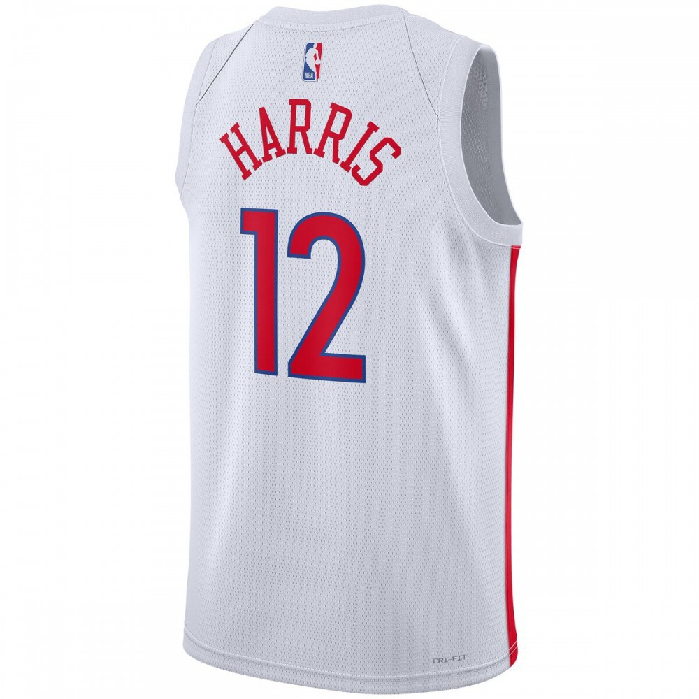 Tobias Harris Philadelphia 76ers Unisex 2022/23 Swingman Jersey - City Edition - White-Pro Kit Vault | Brand New 26/27 Sports Jerseys